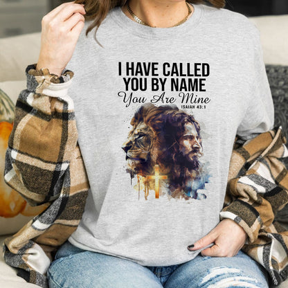 Teesdily | I Have Called You By Name You Are Mine Isaiah 43 1 Jesus Shirt, Unisex Tshirt Mug