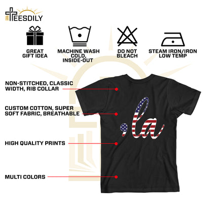 Teesdily | American Flag 2024 Comma La Shirt, Wonder Woman Sweatshirt Hoodie Mug, For The People T-shirt, First Female Power Tee, Patriot Day Gifts