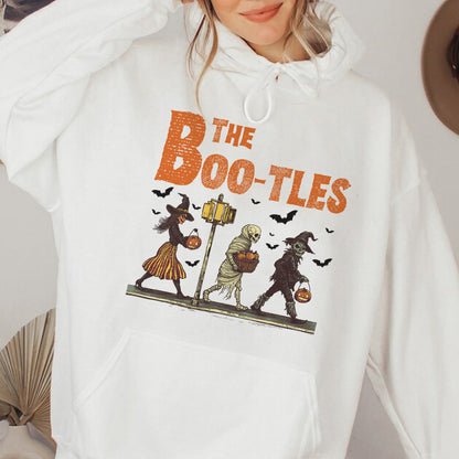 Teesdily | The Boo-tles Scabby Road Halloween Shirt, Boo Boo Spooky Season Sweatshirt, Stay Spooky Hoodie Mug, Halloween Gifts