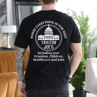 Teesdily | Freedom For Sale, Healthcare, Jobs, Children's Rights T-shirt, Where Everything Is For Sale Shirt Sweatshirt Hoodie Mug, Trending Shirt