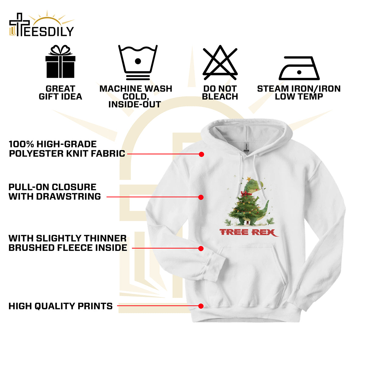 Tree Rex Christmas Shirt, Christmas Tree Rex T-shirt, Funny T-rex Christmas Sweatshirt Hoodie Mug, Rex Very Merry Christmas Gift