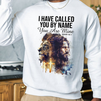 Teesdily | I Have Called You By Name You Are Mine Isaiah 43 1 Jesus Shirt, Unisex Tshirt Mug