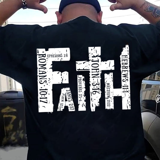 Teesdily | Jesus Faith Shirt, God Bible Verses Tee, Catholic Casual Shirt, Christian Gifts Unisex Tshirt Hoodie Sweatshirt Mug