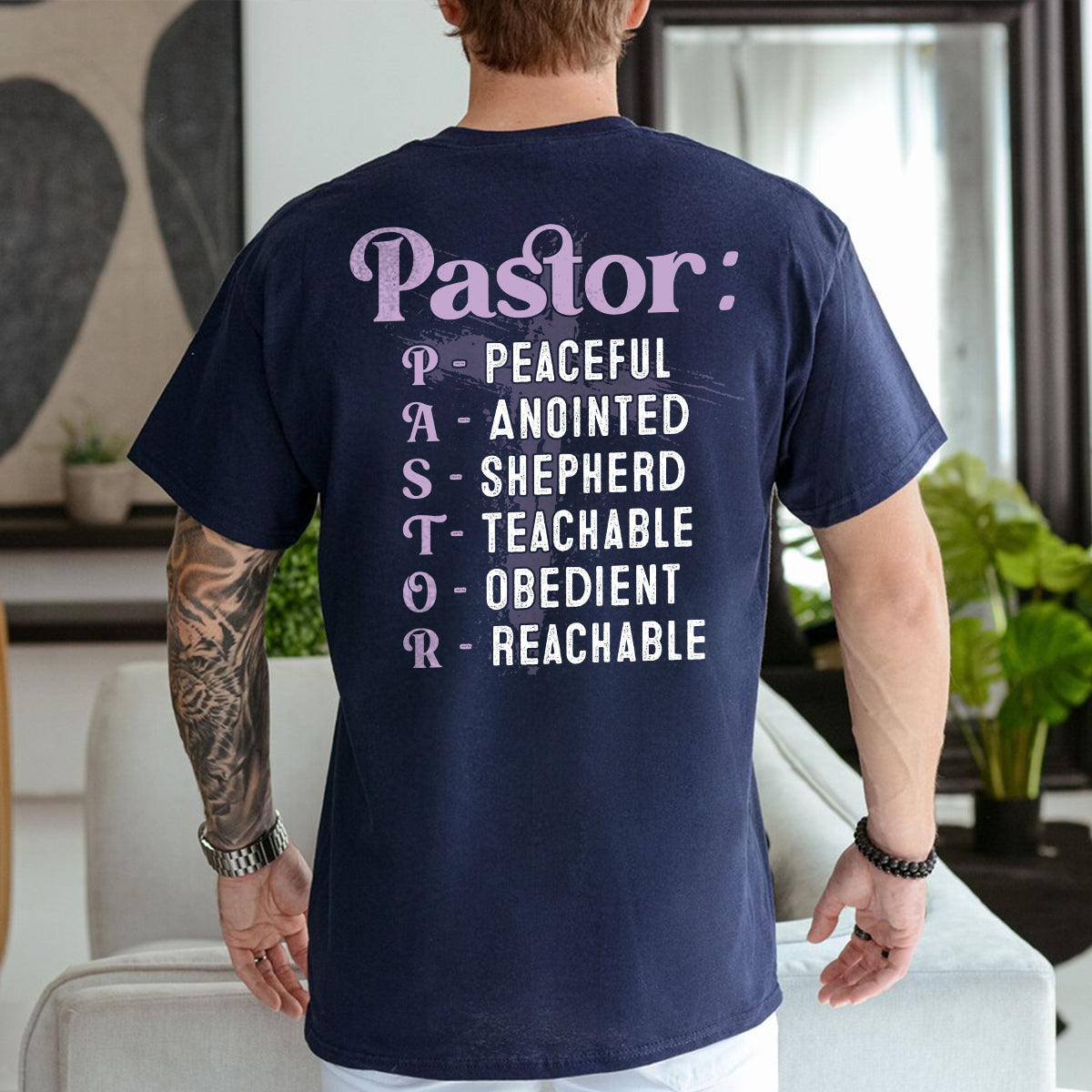 Teesdily | Pastor Unisex Shirt, Pastor Christian Shirt, Pastor Appreciation Gifts, Unisex Tshirt Hoodie Sweatshirt Mug