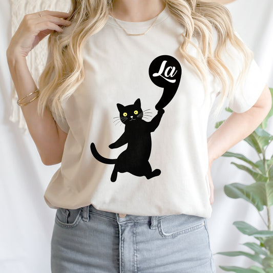 Teesdily | Cat Comma La Shirt, Childless Cat Lady Sweatshirt Hoodie Mug, Ka-mala 2024 T-shirt, Cute Cat Shirt, Women Powerful, Gift For Cat Lover