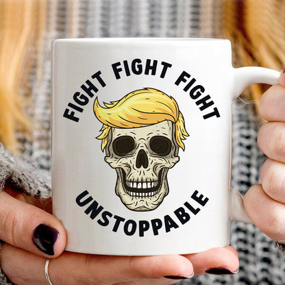 Teesdily | Fight Fight Fight Unstoppable Shirt, American Patriotic Shirt, Fight 2024 Sweatshirt Hoodie Mug, Can't Stop T-shirt, Halloween Shirt Gift