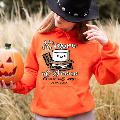 Teesdily | Cute Candy Jesus Shirt, S'more Of Jesus Less Of Me Tee Sweatshirt Hoodie Mug, Jesus Lovers Gift, Xmas Gift, Candy Lovers Gift