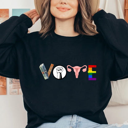 Teesdily | Roe Roe Roe Shirt, Equal Right Sweatshirt Hoodie Mug, My Body My Choice Shirt, Reproductive Rights Tee, LGBTQ T-shirt, Women Rights Gift