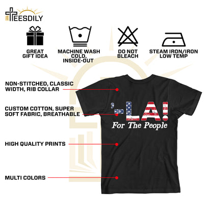 Teesdily | Comma La Shirt, Comma La For The People Sweatshirt Hoodie Mug, American Flag T-shirt, Support First Women Tee, Patriot Gift For Men Women