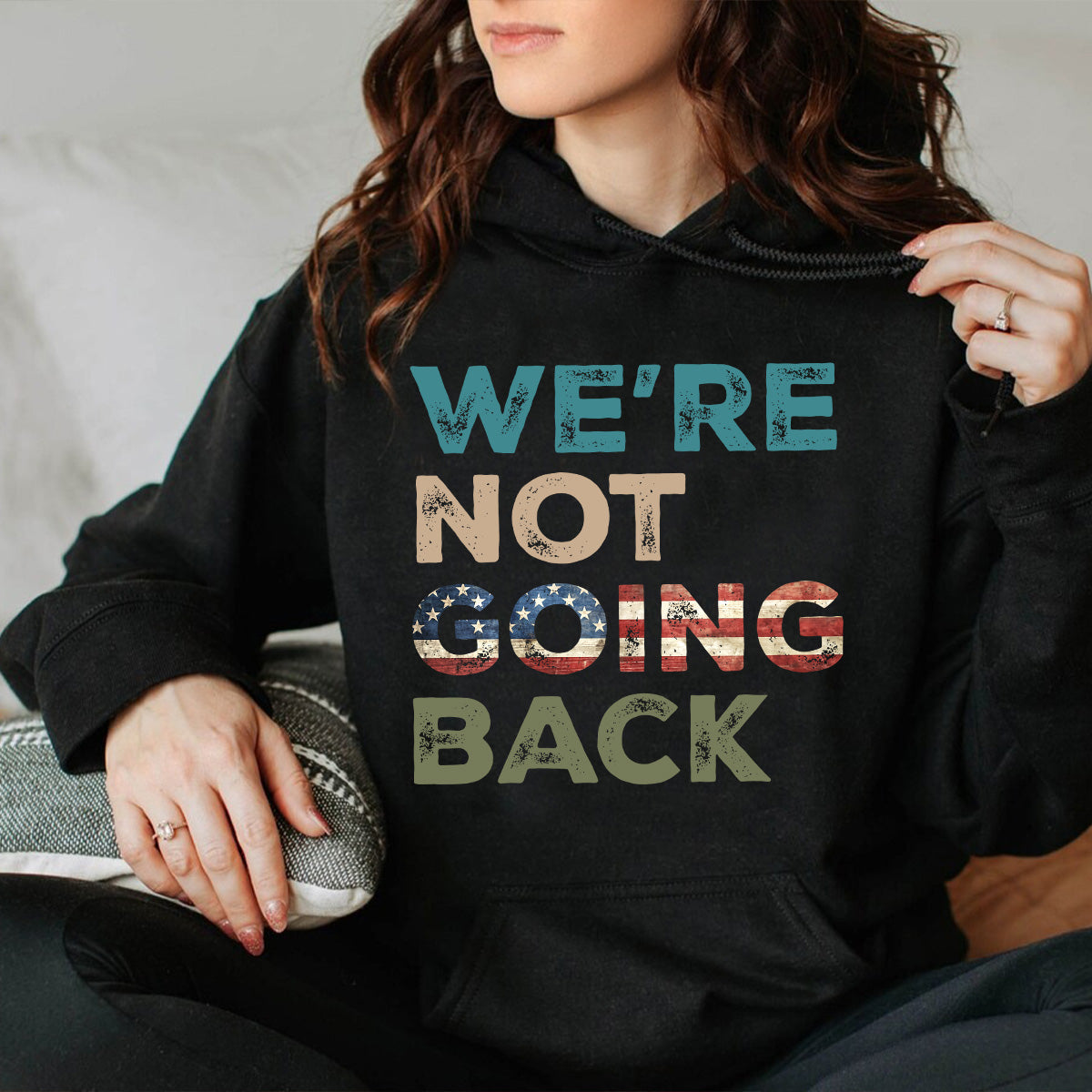 Teesdily | We're Not Going Back Progressive Shirt, 2024 Unisex Tee Sweatshirt, Human Rights Hoodie, American Gifts Mug