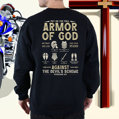 Teesdily | Put On The Full Armor Of God Ephesians 6:11 Jesus Shirt,  Armor Of God Unisex Tshirt Hoodie Sweatshirt Mug, Jesus Warrior Christian Gifts