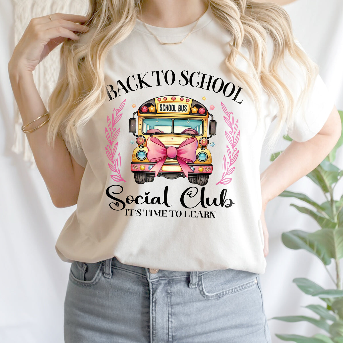 Teesdily | Back To School School Bus Shirt, Back To School Social Club It's Time To Learn Tee Hoodie Sweatshirt Mug Teacher