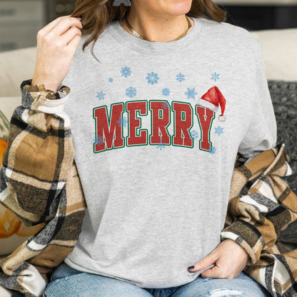 Merry Christmas Shirt, Merry Christmas Sweatshirt, Christmas Shirts, Cute Winter Sweater Hoodie Mug, Holiday Family Matching Shirt