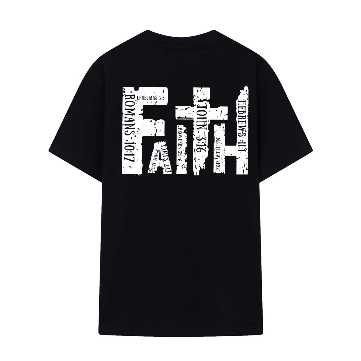 Teesdily | Jesus Faith Shirt, God Bible Verses Tee, Catholic Casual Shirt, Christian Gifts Unisex Tshirt Hoodie Sweatshirt Mug