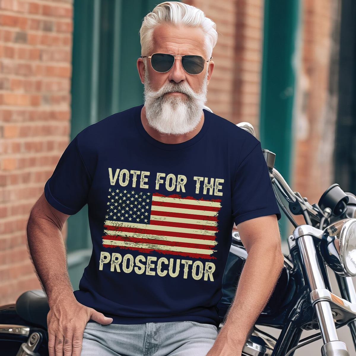 Teesdily | American Flag Patriotic Shirt, Support For The Prosecutor Tee Sweatshirt Hoodie Mug, Support Apparel Gifts, Support Tee