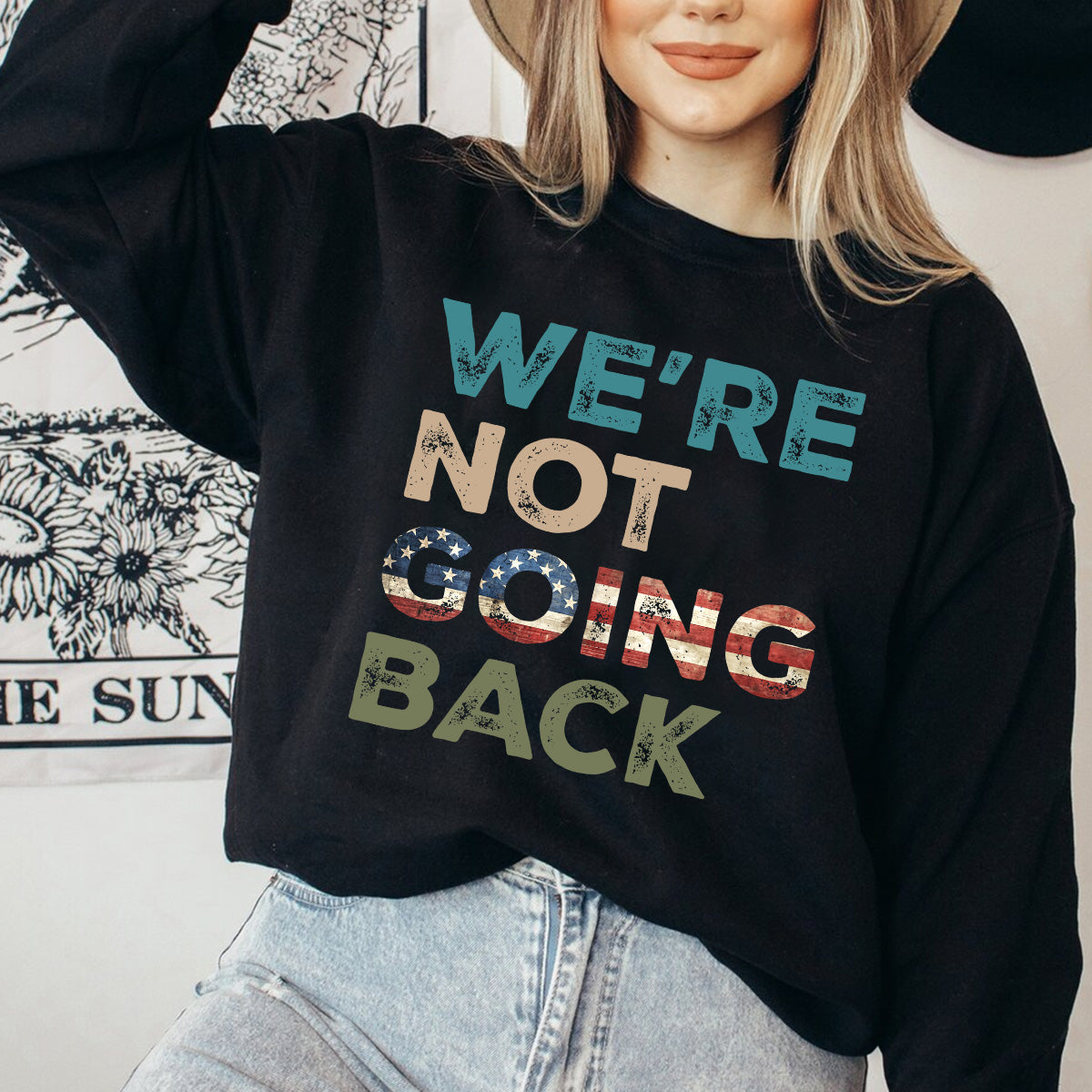 Teesdily | We're Not Going Back Progressive Shirt, 2024 Unisex Tee Sweatshirt, Human Rights Hoodie, American Gifts Mug