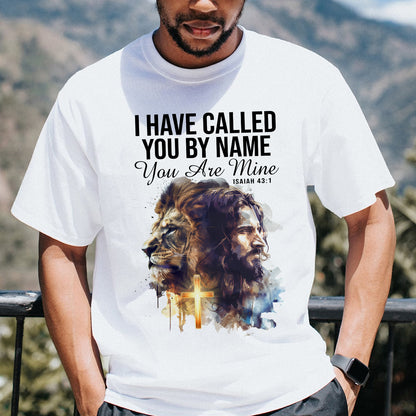 Teesdily | I Have Called You By Name You Are Mine Isaiah 43 1 Jesus Shirt, Unisex Tshirt Mug