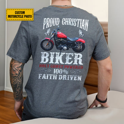 Teesdily | Christian Biker Customized Graphic Tees Men, Motorcycle Faith Driven Men's T-shirts Hoodie Sweatshirt Mug, Speed Lover Gifts, Biker Tops