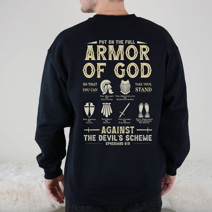 Teesdily | Put On The Full Armor Of God Ephesians 6:11 Jesus Shirt,  Armor Of God Unisex Tshirt Hoodie Sweatshirt Mug, Jesus Warrior Christian Gifts