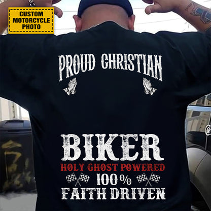 Teesdily | Christian Biker Customized Graphic Tees Men, Motorcycle Faith Driven Men's T-shirts Hoodie Sweatshirt Mug, Speed Lover Gifts, Biker Tops