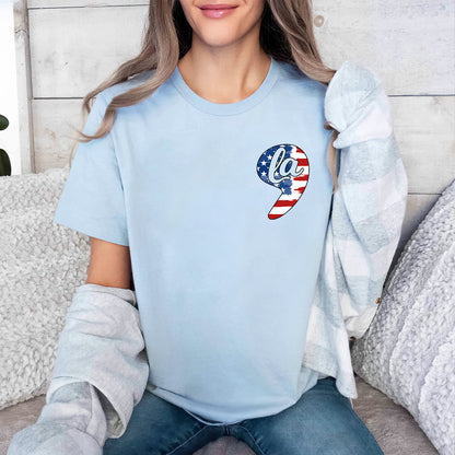 Teesdily | Comma-la Shirt, Madam President Us Flag Sweatshirt Hoodie Mug, Comma La For The People, Support Women Tee, I Am Speaking, Patriot Gift