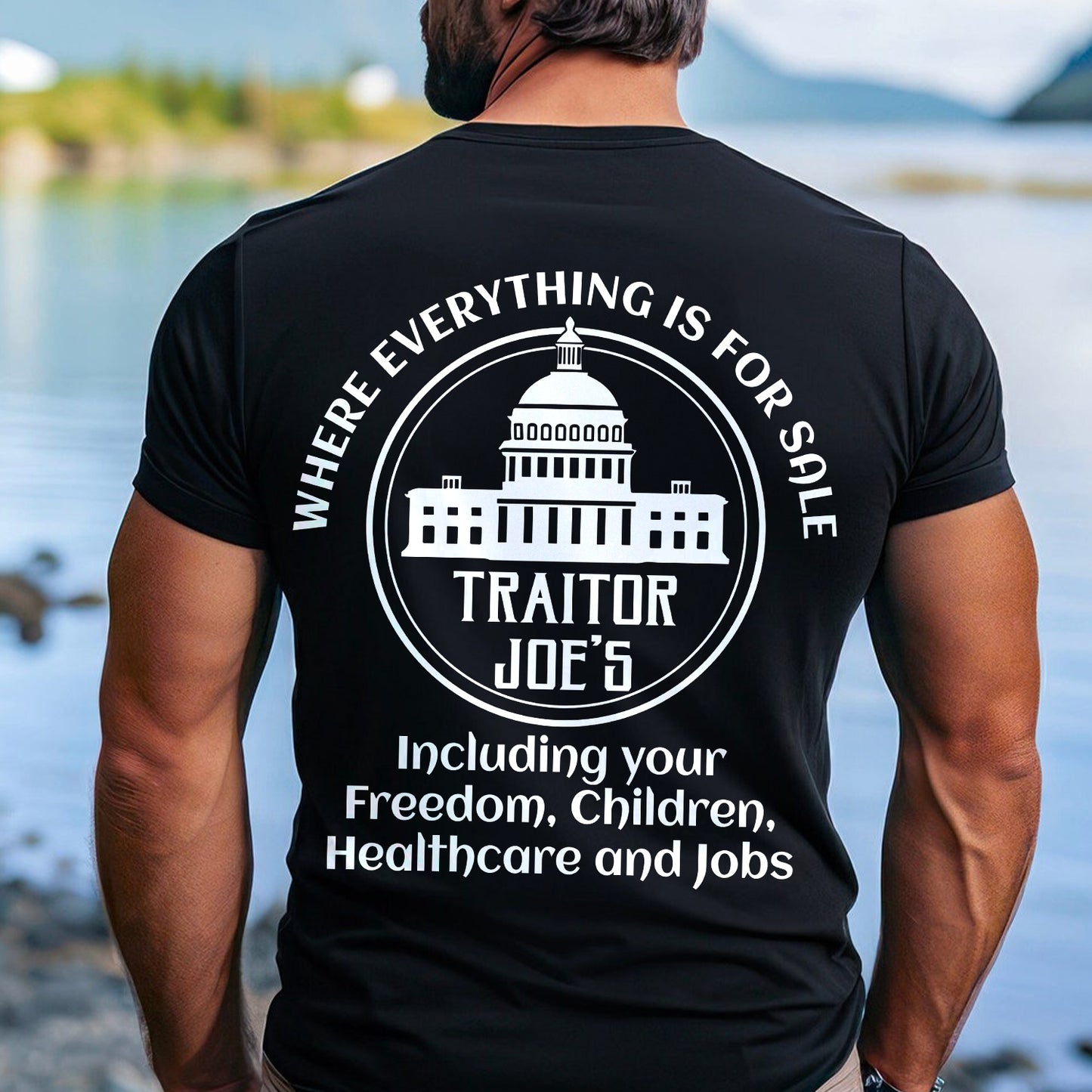 Teesdily | Freedom, Healthcare, Jobs, Children's Rights T-shirt, Where Everything Is For S&ale Shirt Sweatshirt Hoodie Mug, Trending Shirt