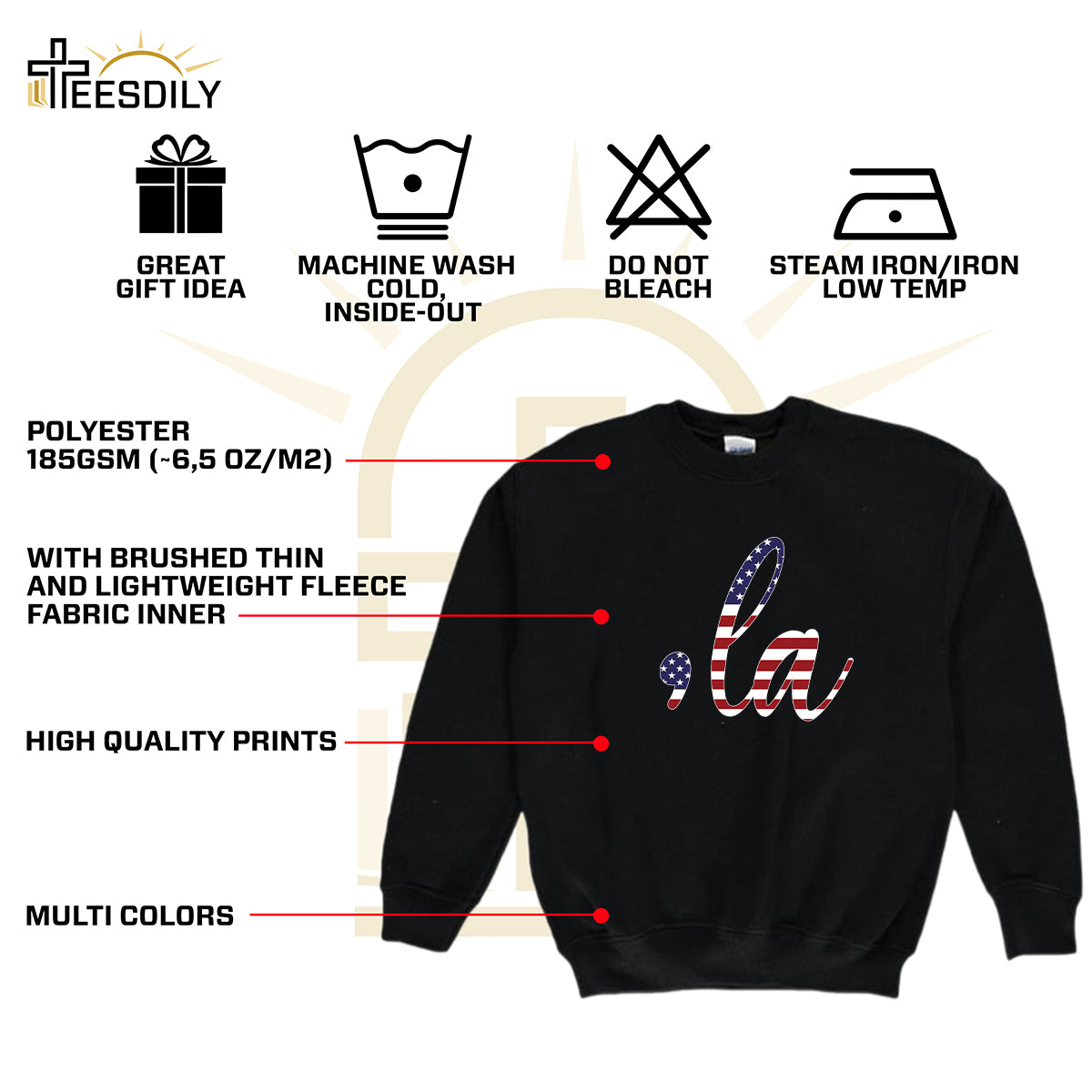 Teesdily | American Flag 2024 Comma La Shirt, Wonder Woman Sweatshirt Hoodie Mug, For The People T-shirt, First Female Power Tee, Patriot Day Gifts