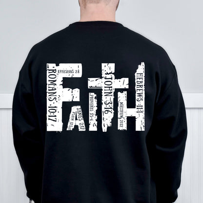 Teesdily | Jesus Faith Shirt, God Bible Verses Tee, Catholic Casual Shirt, Christian Gifts Unisex Tshirt Hoodie Sweatshirt Mug