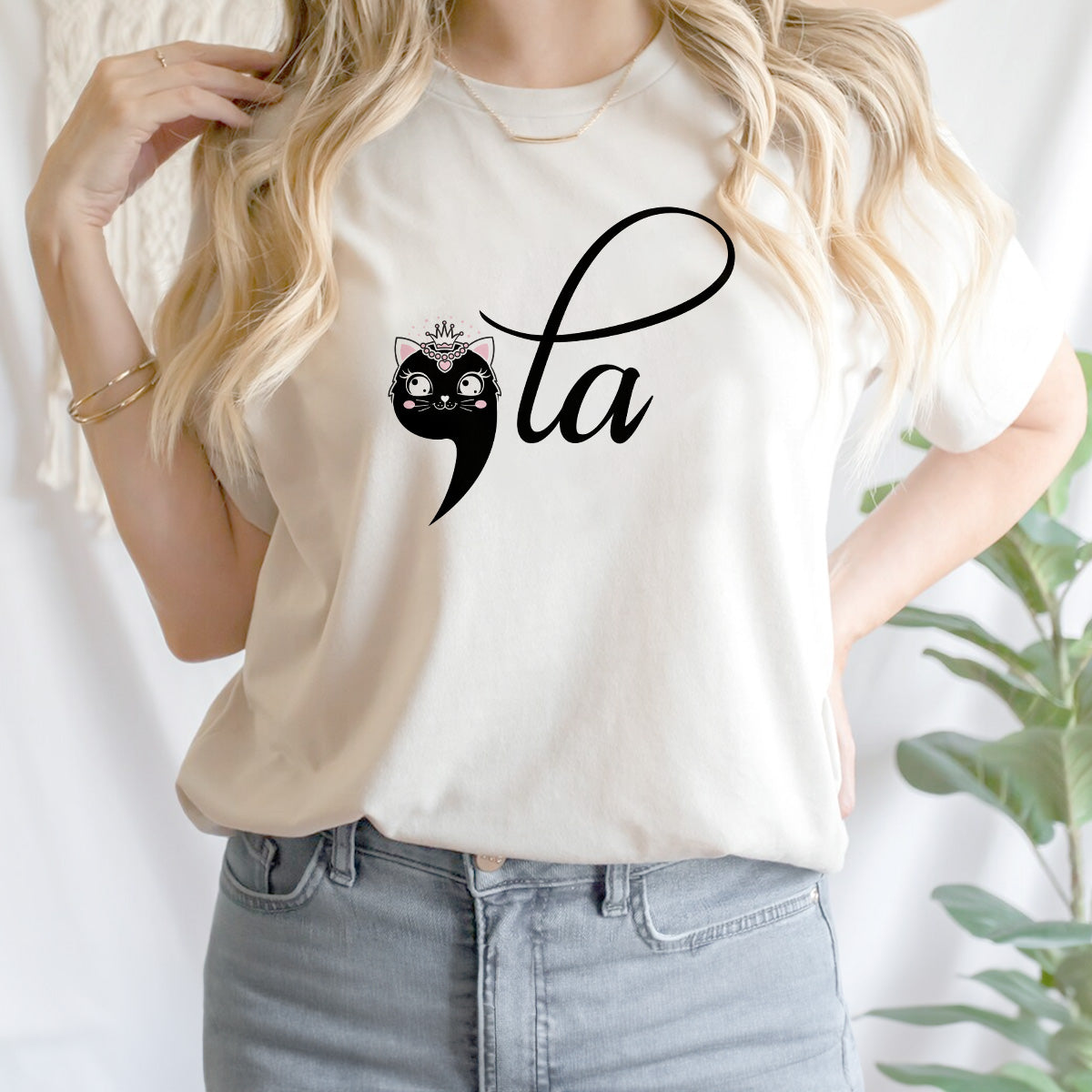 Teesdily | Comma La Shirt, Childless Cat Lady Sweatshirt Hoodie Mug, Childless Cat Lady For Ka-malla, Madam Leader Lady Patriot