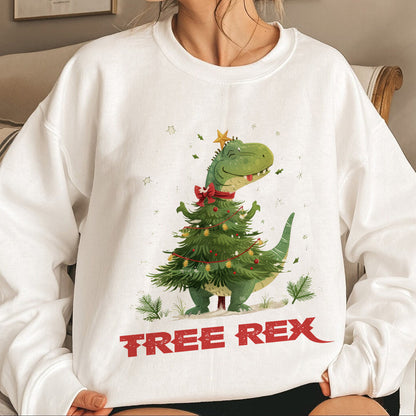 Tree Rex Christmas Shirt, Christmas Tree Rex T-shirt, Funny T-rex Christmas Sweatshirt Hoodie Mug, Rex Very Merry Christmas Gift