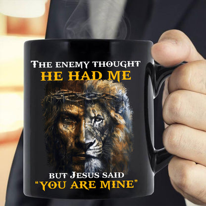 Teesdily | Jesus Lion Of Judah Shirt, Jesus Said You Are Mine Sweatshirt Hoodie Mug, Christian Gifts, Jesus Lovers Tee, God Faith Believers Apparel