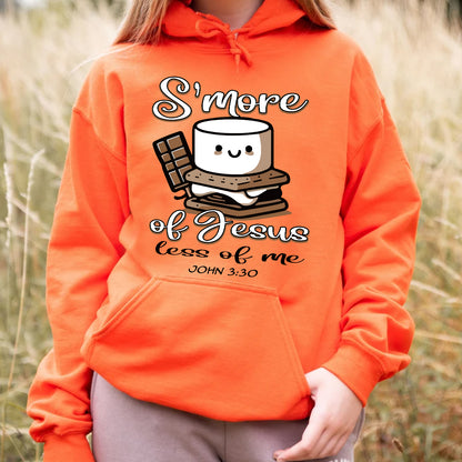 Teesdily | Cute Candy Jesus Shirt, S'more Of Jesus Less Of Me Tee Sweatshirt Hoodie Mug, Jesus Lovers Gift, Xmas Gift, Candy Lovers Gift