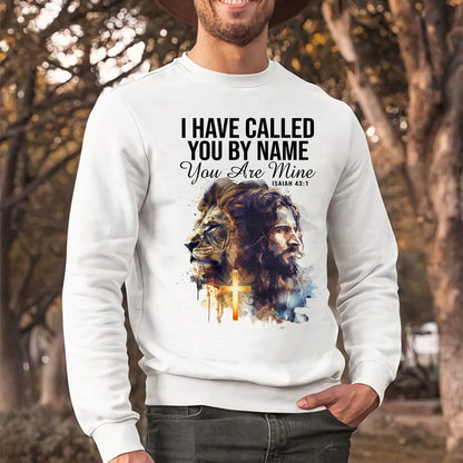 Teesdily | I Have Called You By Name You Are Mine Isaiah 43 1 Jesus Shirt, Unisex Tshirt Mug