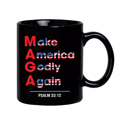 Teesdily | Jesus Patriotism American Shirt, Make America Godly Again Jesus Shirt, Jesus Lover Unisex Tshirt Hoodie Sweatshirt Mug, Christian Gifts