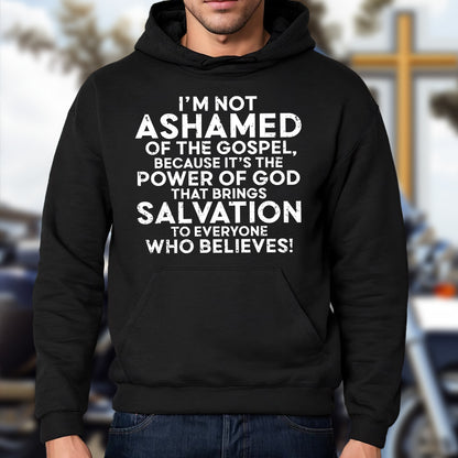 Teesdily | Jesus Shirt, I'm Not Ashamed Of The Gospel Tee Sweatshirt Hoodie Mug, Jesus Lover Gift, Unisex Tee, Christmas Gift