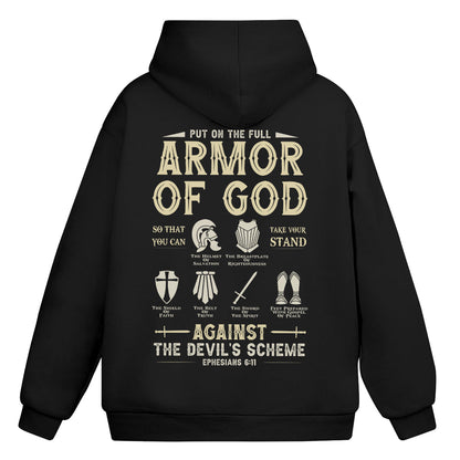 Teesdily | Amor Of God Novelty Shirt, Against The Devil's Scheme Ephesians 6 11 Hoodie Sweatshirt Mug, Christian Graphic Tees, Jesus Believer Gifts