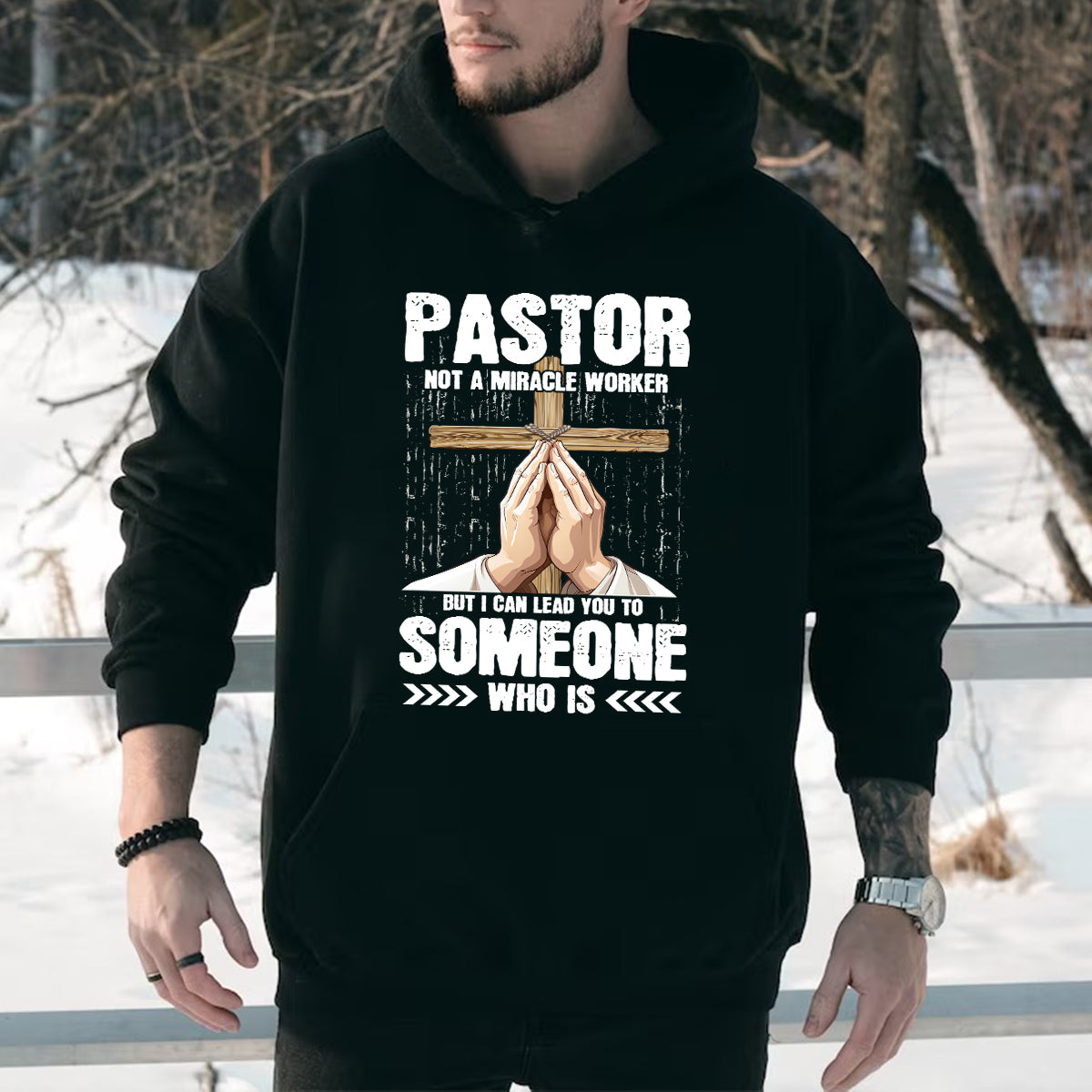 Teesdily | God Pastor Shirt, Pastor Not A Miracle Worker Shirt, Jesus Lover Gifts, Unisex Tshirt Hoodie Sweatshirt Size S-5xl / Mug 11-15oz