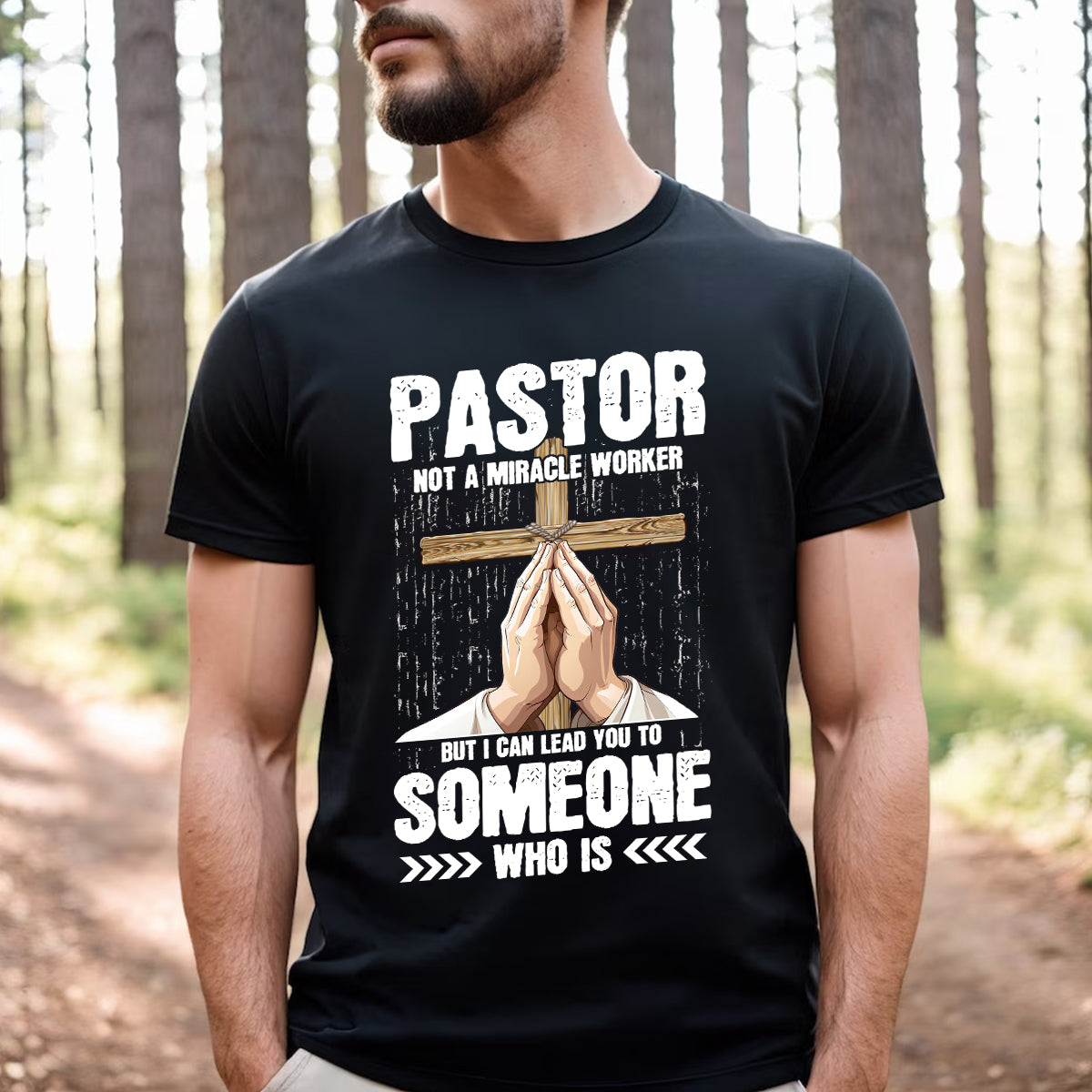 Teesdily | God Pastor Shirt, Pastor Not A Miracle Worker Shirt, Jesus Lover Gifts, Unisex Tshirt Hoodie Sweatshirt Size S-5xl / Mug 11-15oz