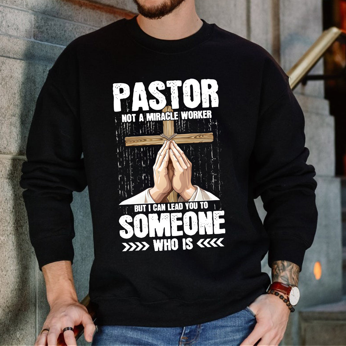 Teesdily | God Pastor Shirt, Pastor Not A Miracle Worker Shirt, Jesus Lover Gifts, Unisex Tshirt Hoodie Sweatshirt Mug